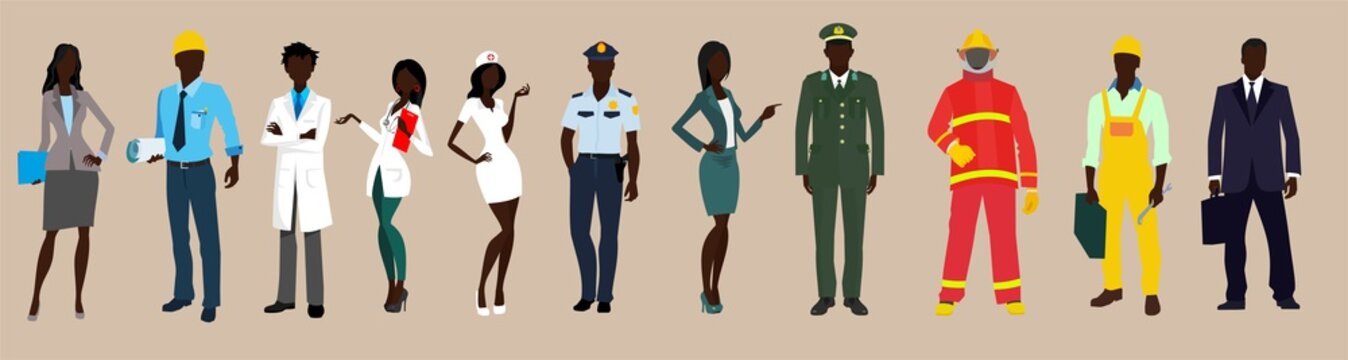 professional and uniforms