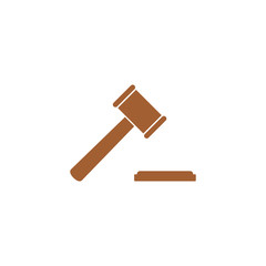 Icon judge or auction.