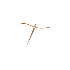 Obraz premium Icon needle and thread.