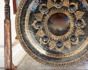 Gong place in temple