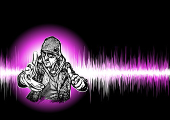 DJ Illustration