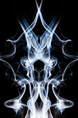 Beautiful colored smoke