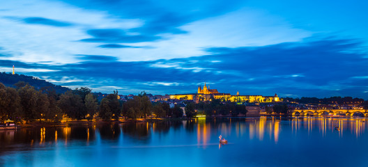 Fototapeta na wymiar Panorama of Prague