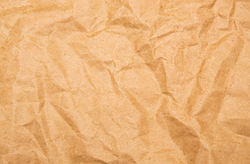 Crumpled paper for background usage