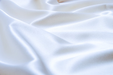 Obraz premium white satin fabric as background