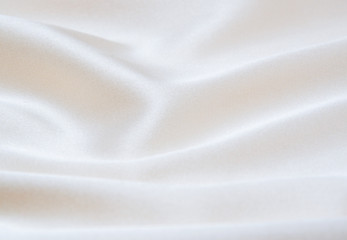 Naklejka premium white satin fabric as background