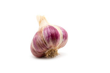 garlic isolated on white background
