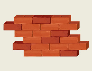 Naklejka premium Brick wall design.