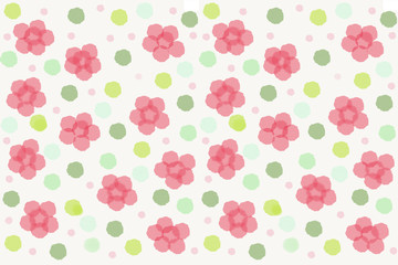 pink flower paint background