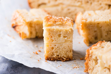 Homemade apple cake