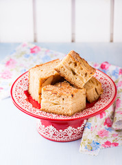 Homemade apple cake