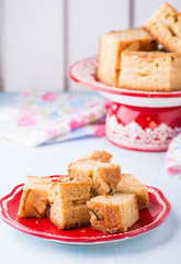 Homemade apple cake