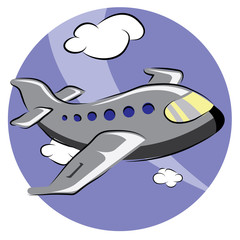 Cartoon Airplane 