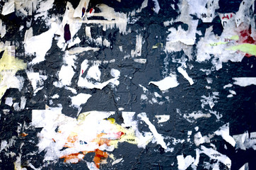 Old advertisement Board, abstract background.