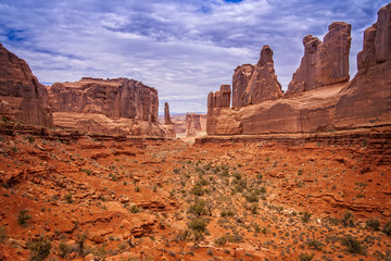 Fototapeta premium Park Avenue, Arches National Park, Utah, USA