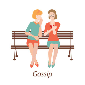 Gossiping girls design.