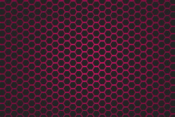 pink and black hexagon background
