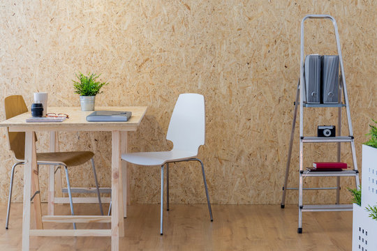 Contemporary industrial interior