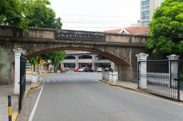 entrance gate to intramuros