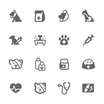Simple Pet Vet icons
