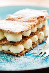 millefeuille with vanilla cream