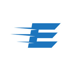 Fototapeta premium a-z fast letter logo
