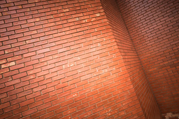 brick wall texture background material of industry building