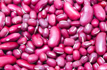 Red kidney bean texture background.