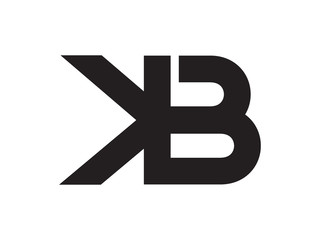 Obraz premium KB Letter Identity Monogram