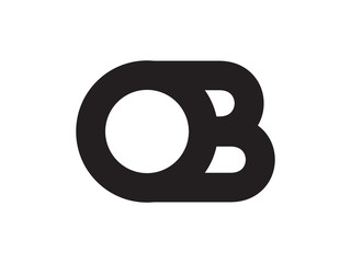 OB Letter Identity Monogram