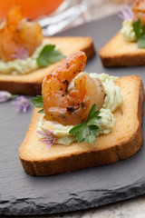 Grilled Shrimp Canape
