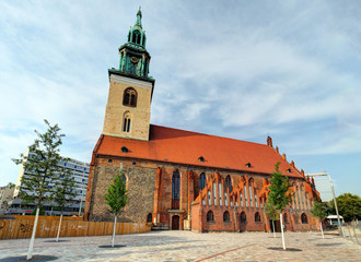 Alexanderplatz in front of St. Mary's Church, Berlin