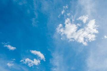 Obraz premium Sky blue clouds