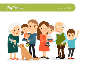 Big family portrait