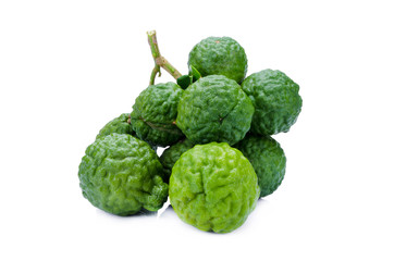 Bergamot fruit on white background