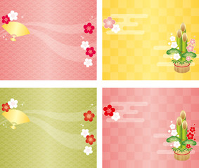 正月バナー背景