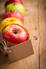 fresh organic apples