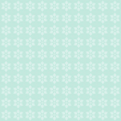 blue background with snowflakes, vector illustration