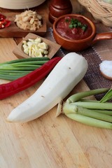 Kimchi of korean food traditional.