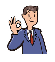 ビジネスマン-OK