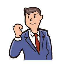 ビジネスマン-やる気