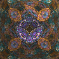 Fototapeta na wymiar abstract fractal pattern