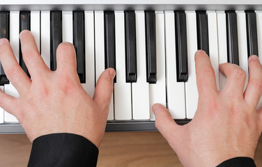 Playing piano
