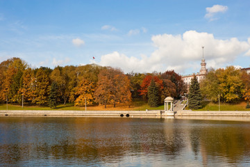 Autumn in Minsk, Belarus.