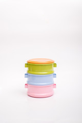 colorful retro food carrier