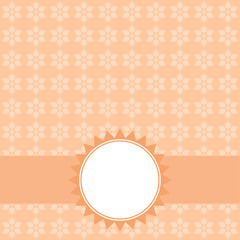 Elegant Christmas backgroundand place for text. Vector Illustration.