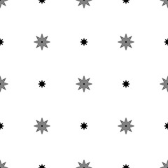 Seamless vector background with decorative stars