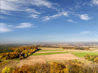 Panorama of  Krakow-Czestochowa Upland