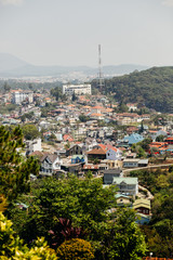 Dalat city view in Vietnam