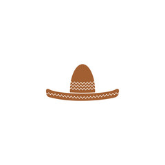 Icon of Mexican sombrero hat.